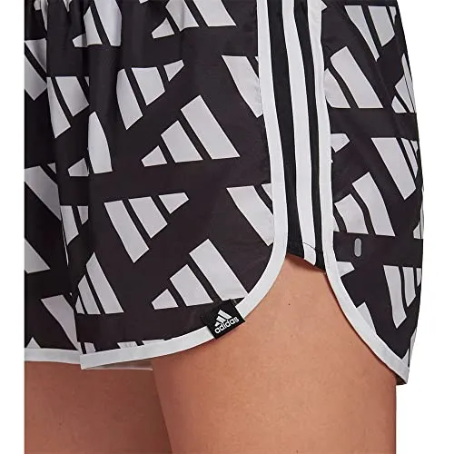 شورت جري نسائي قابل للتنفس من adidas