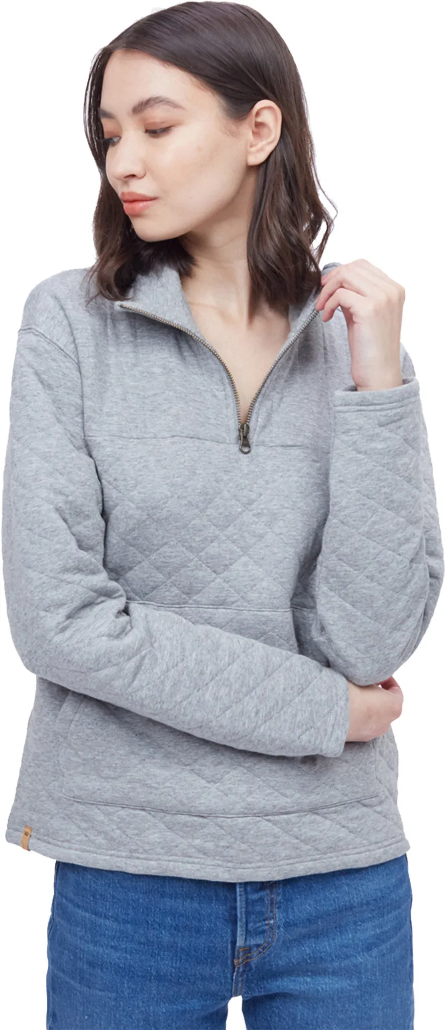 1/4 Zip Quilted Fleece Pullover - Women's|-|Chandail en molleton matelassé glissière 1/4 - Femme