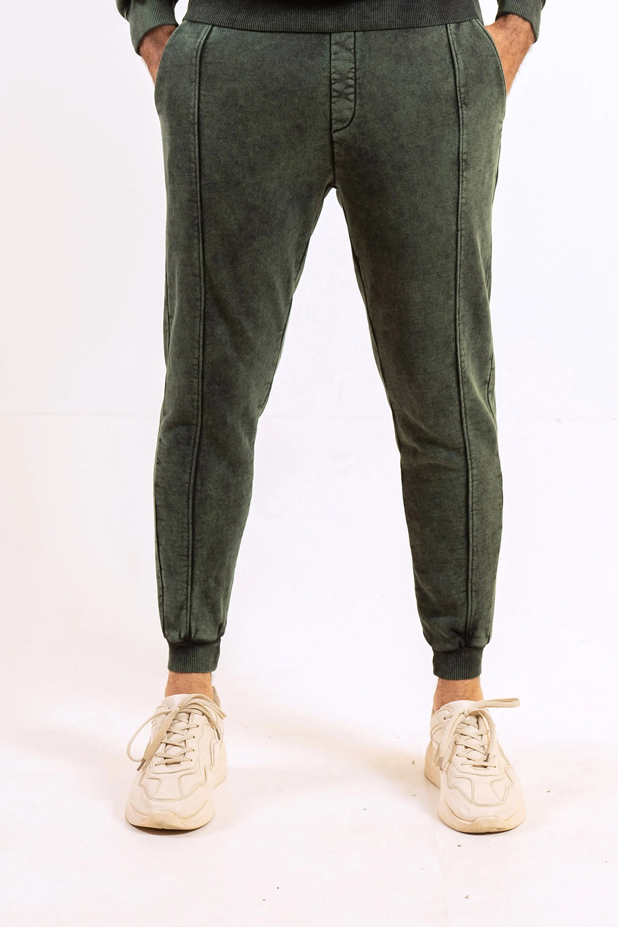 Acid Wash Jogger Pants