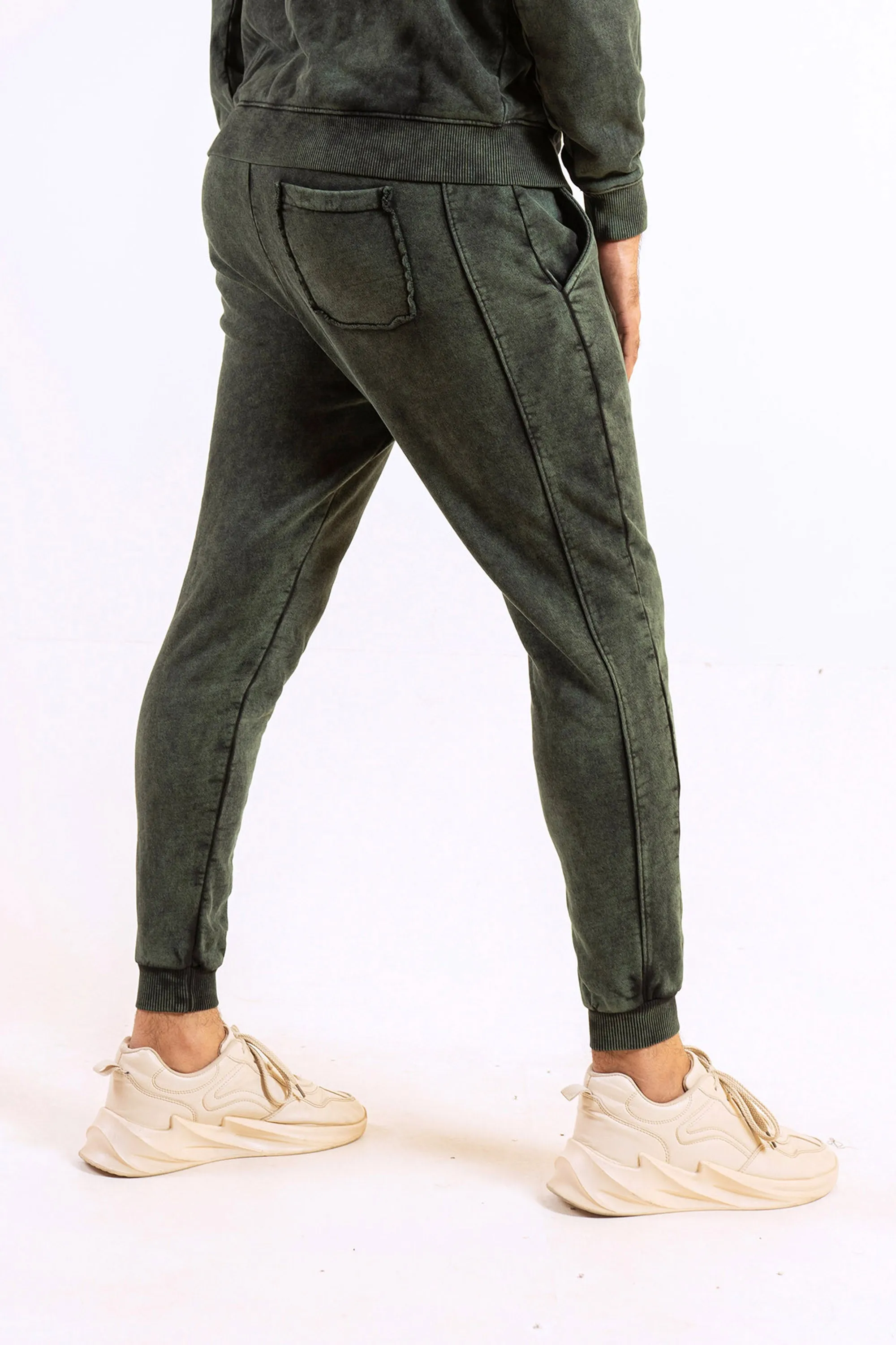 Acid Wash Jogger Pants