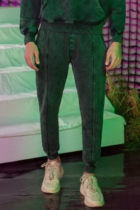 Acid Wash Jogger Pants