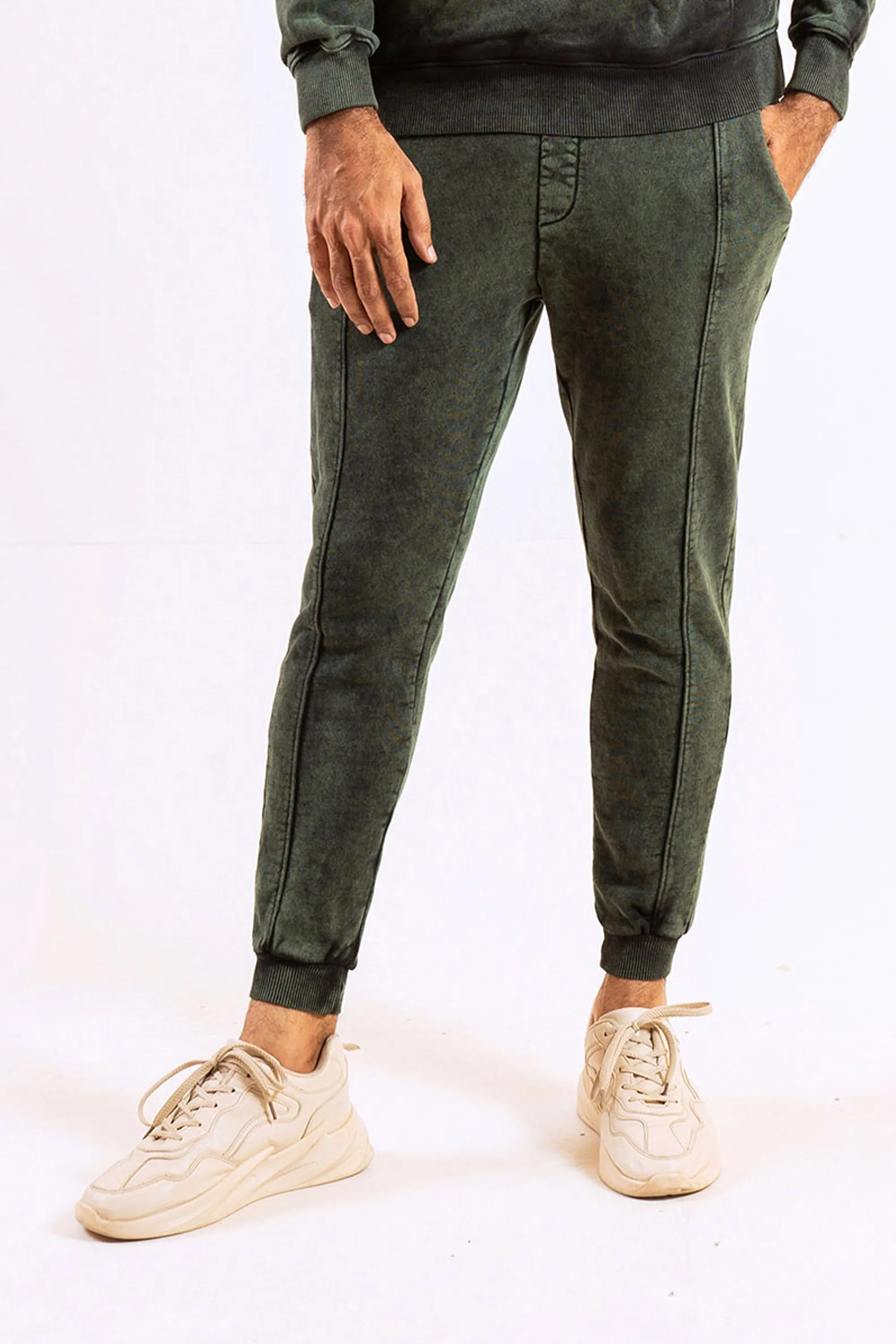 Acid Wash Jogger Pants