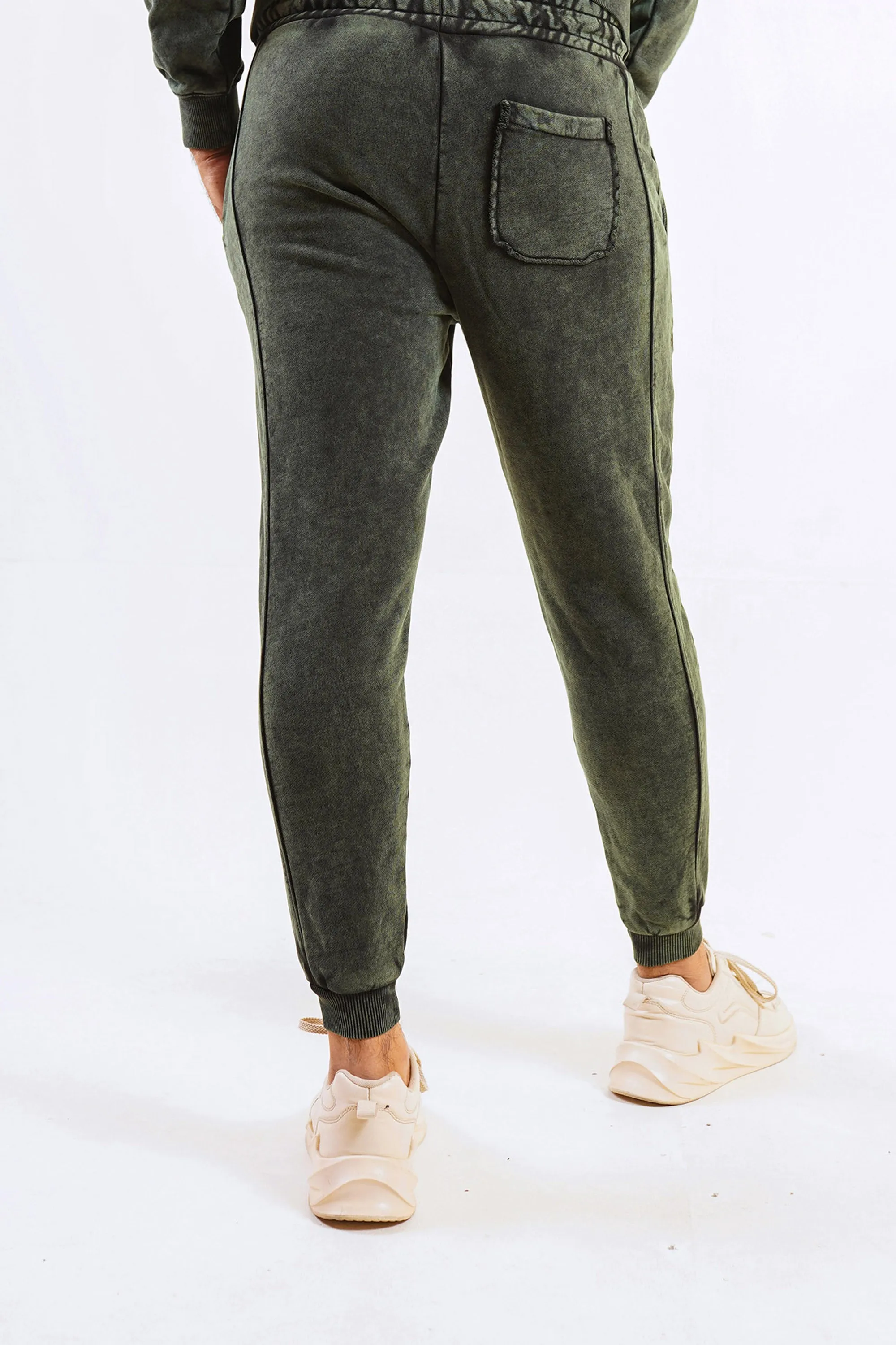 Acid Wash Jogger Pants