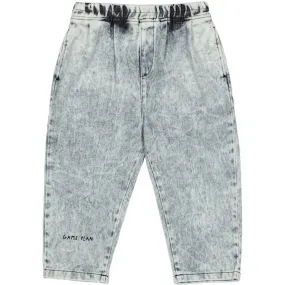 Acid Wash Loose Fit Denim Trousers by Beau Loves