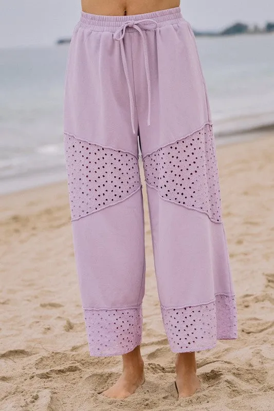 Acid Washed French Terry Pants