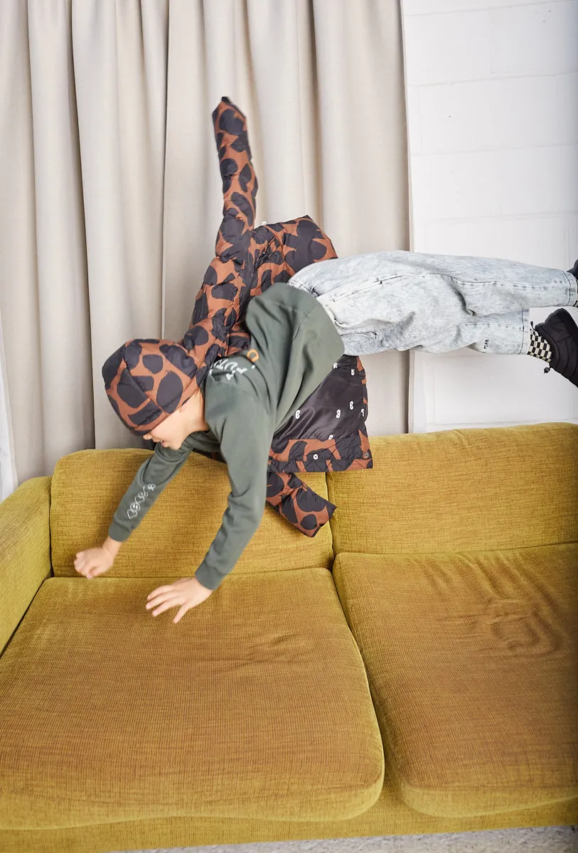 Acid Washed Loose Fit Denim Pants