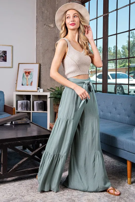Autumn Tiered Wide Leg Pants