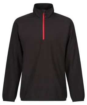 Black/Classic Red - Navigate half-zip fleece