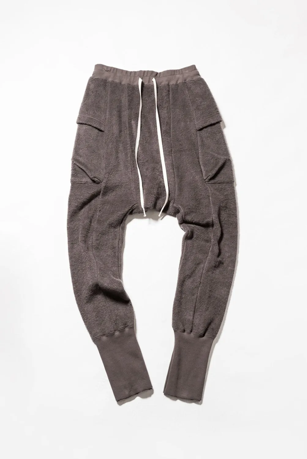 Brushed Fleece Pants Gray