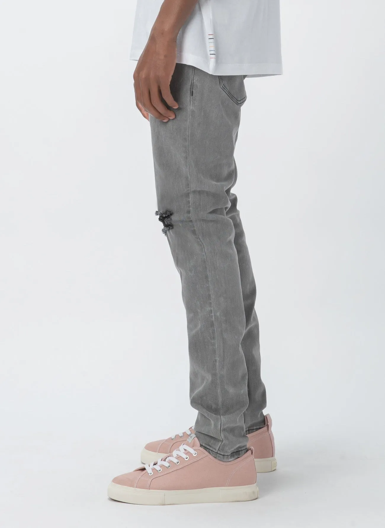 B.Slim Jean Acid Black