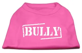 Bully Screen Printed Shirt  Bright Pink Med (12)