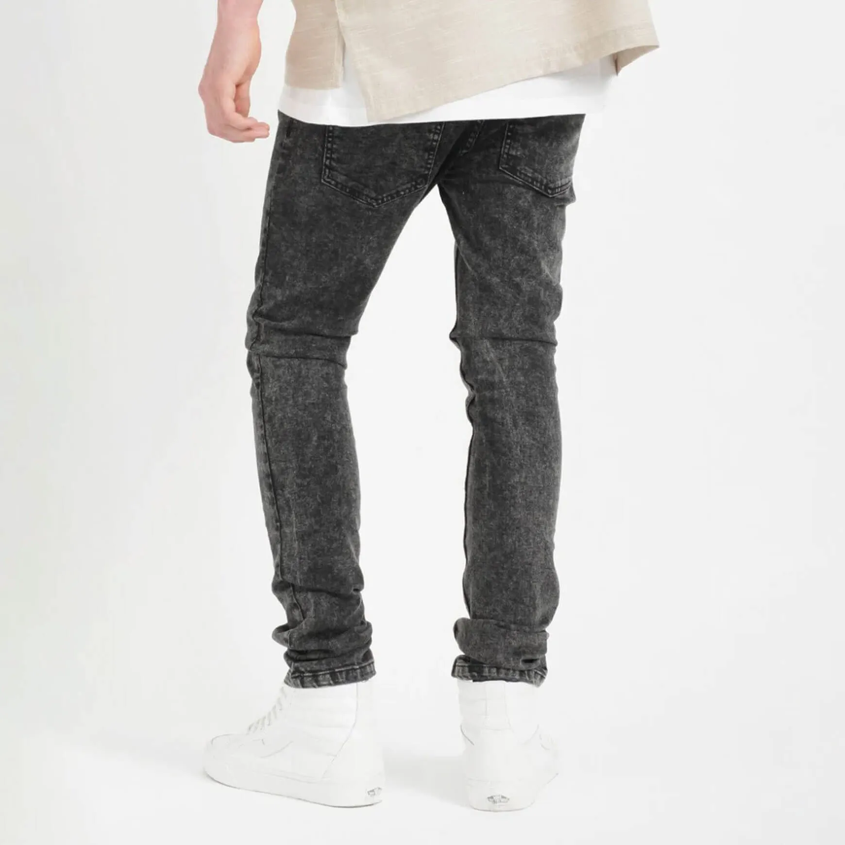 Classic Denim Black Acid Wash