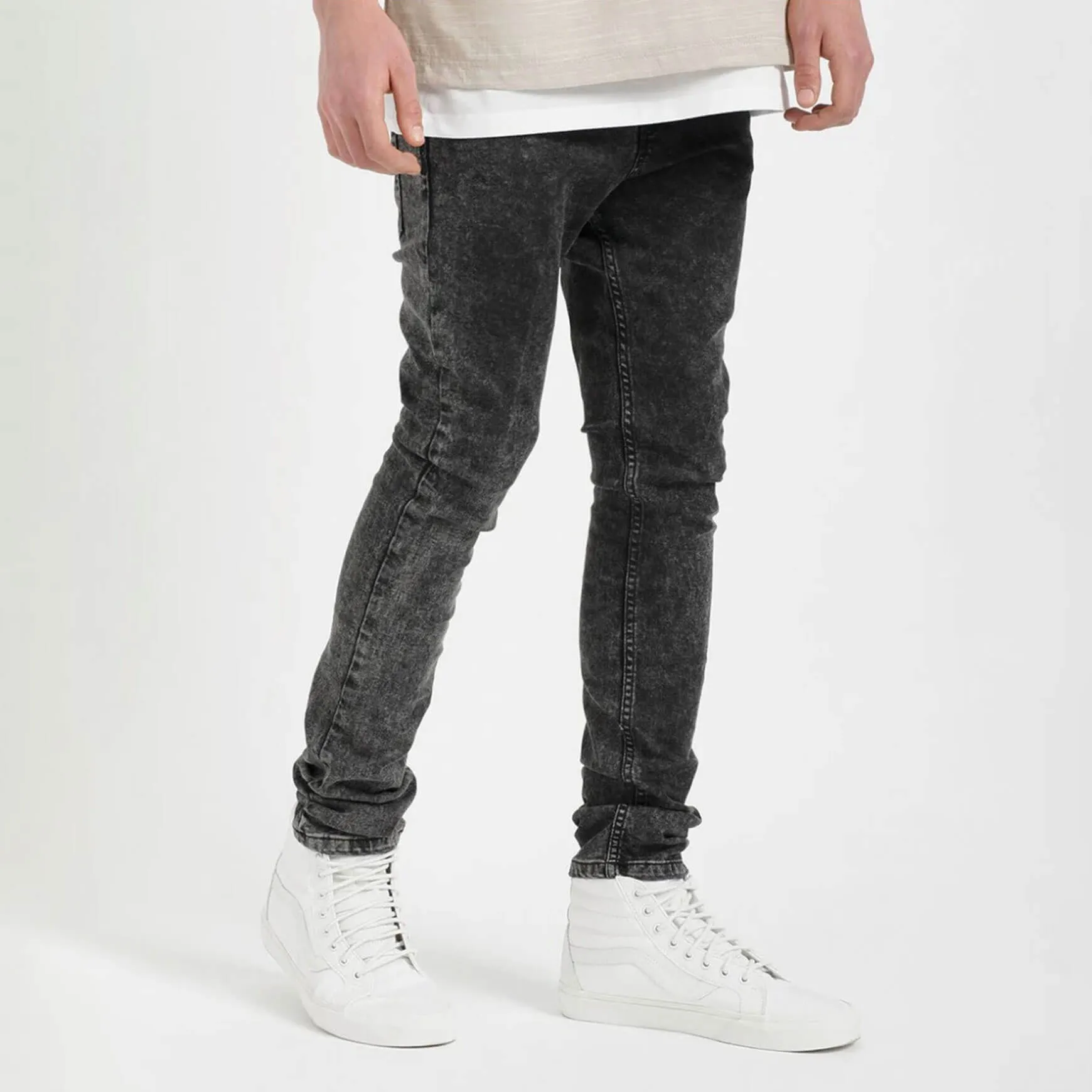Classic Denim Black Acid Wash