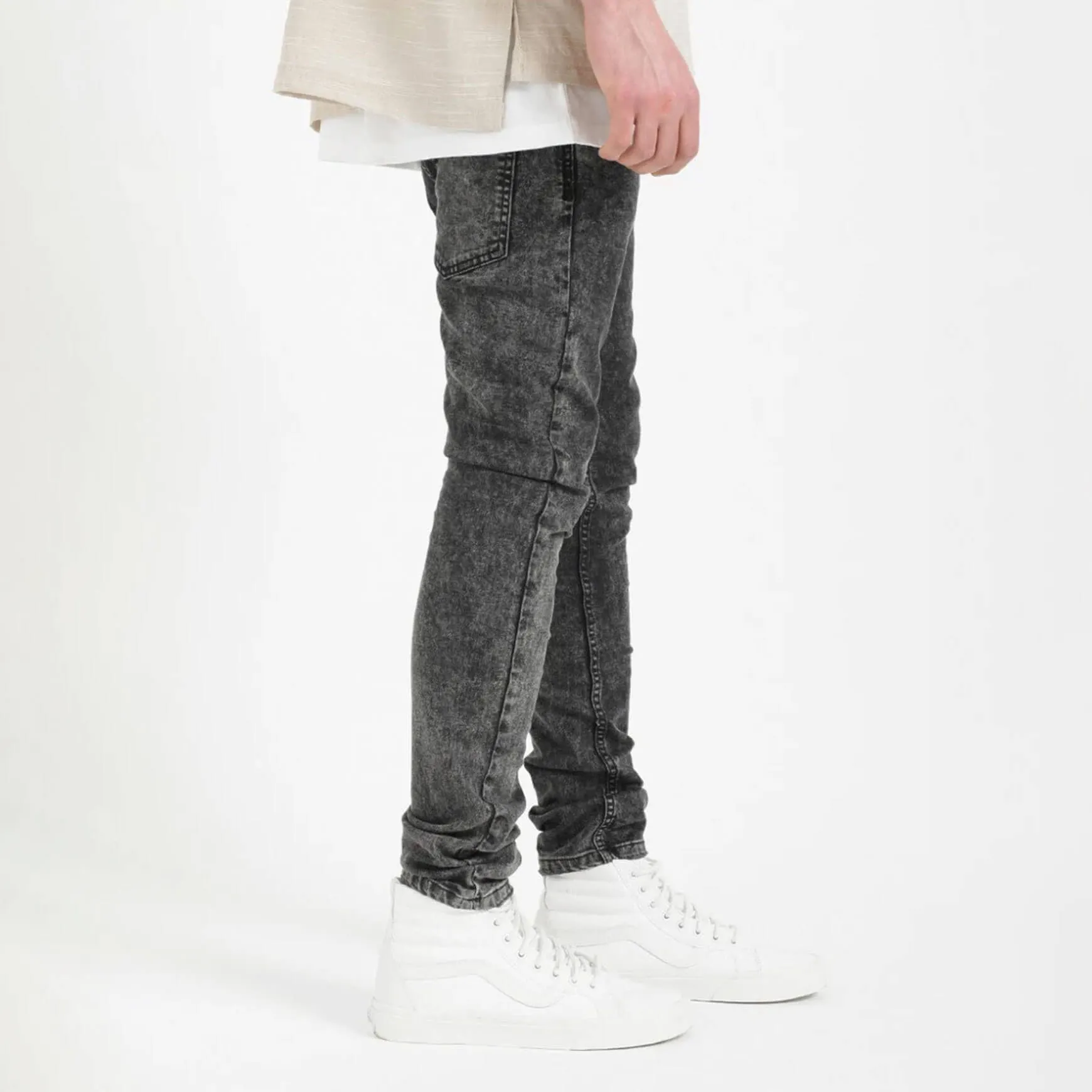 Classic Denim Black Acid Wash
