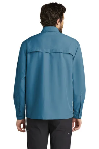 Custom Embroidered Eddie Bauer Fishing Shirts - Long Sleeve