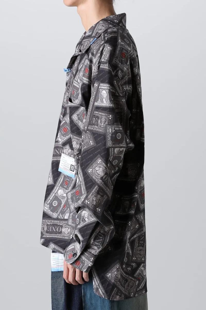 Dollar Bill Printed Shirts