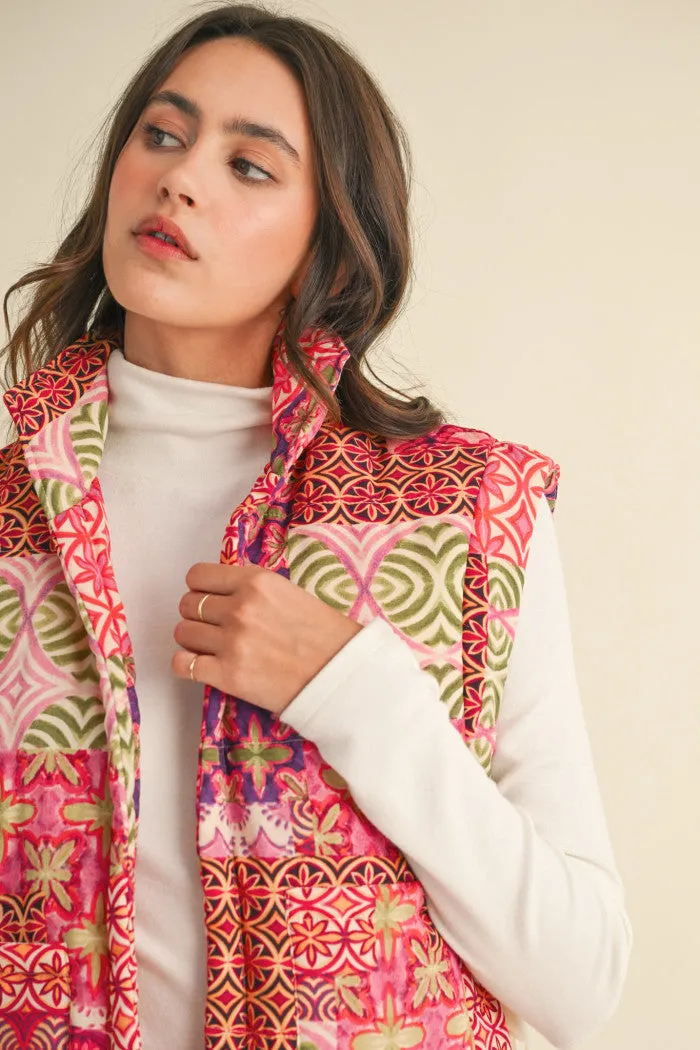 Elsie Patch Art Vest