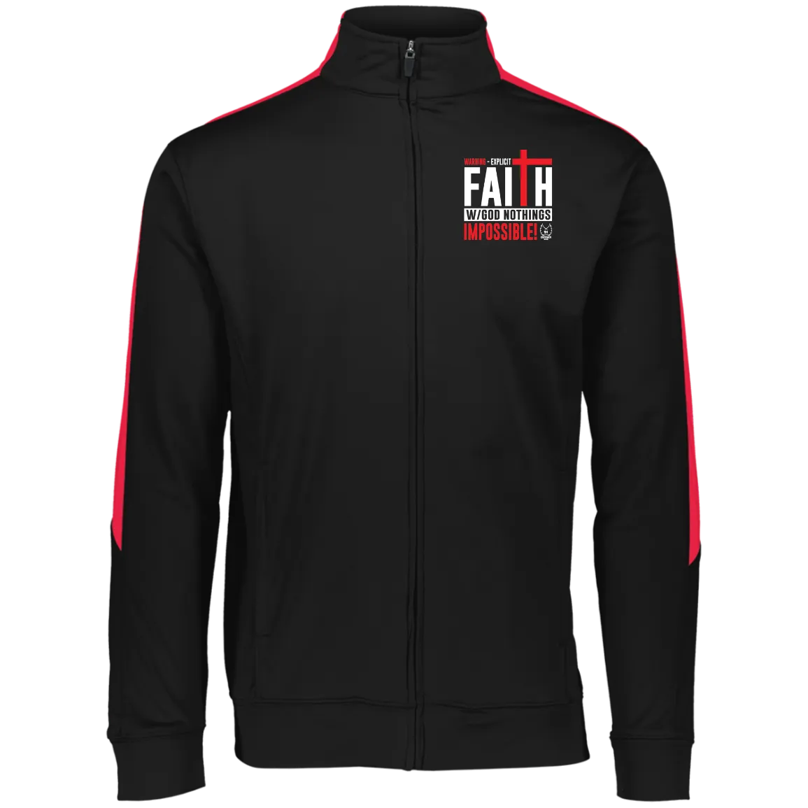 EXPLICIT FAITH Colorblock Full Zip