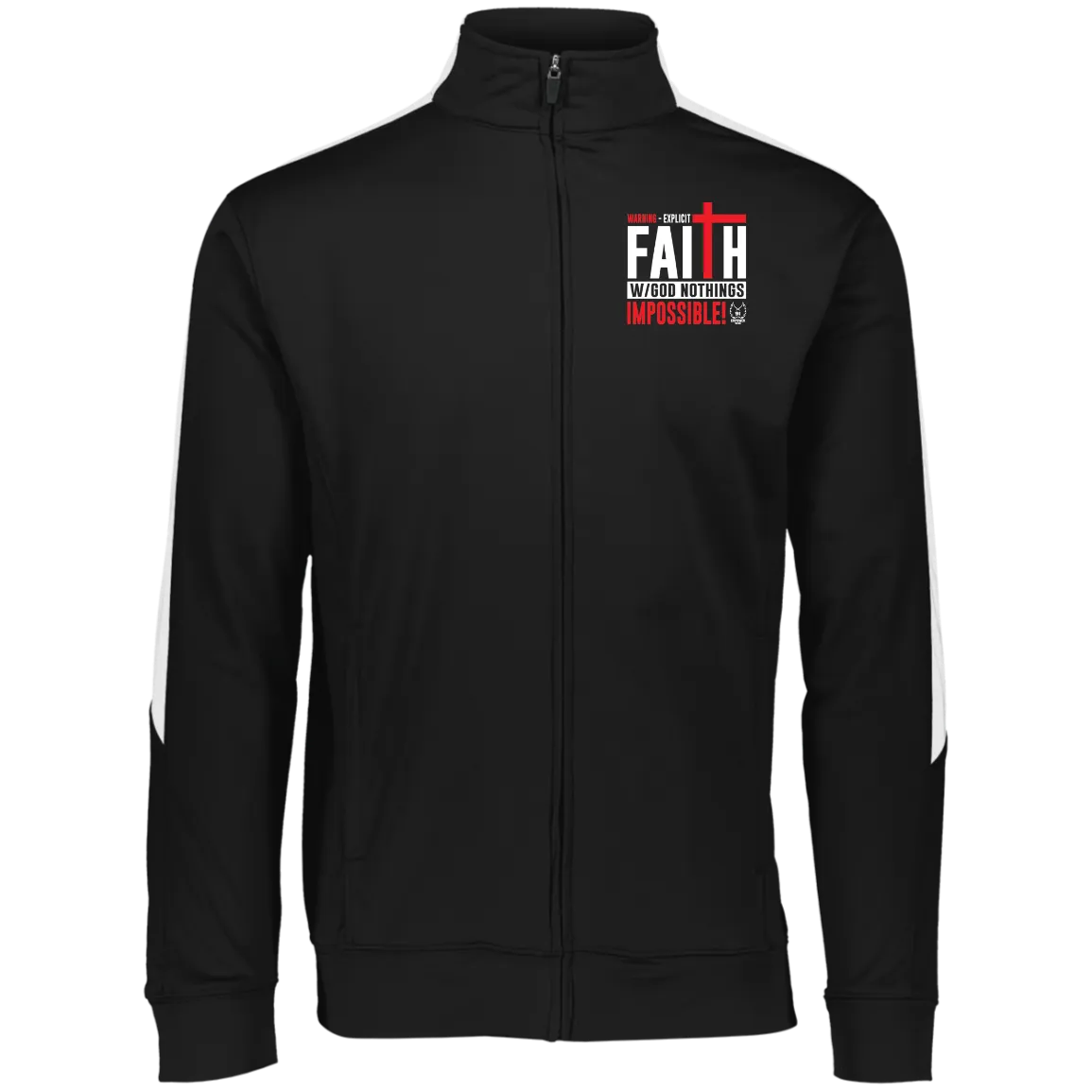 EXPLICIT FAITH Colorblock Full Zip