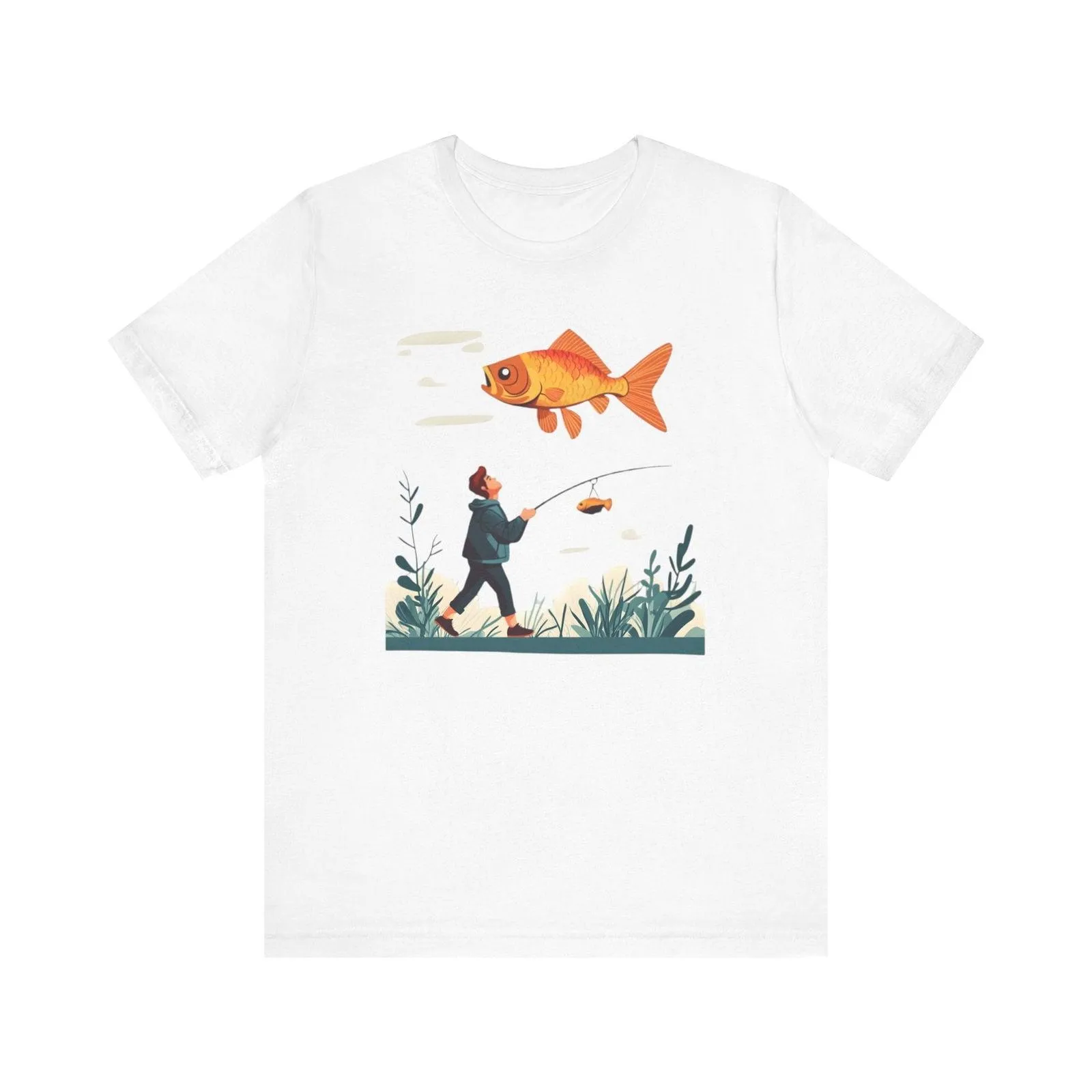 Fishing Dream Catcher T Shirt