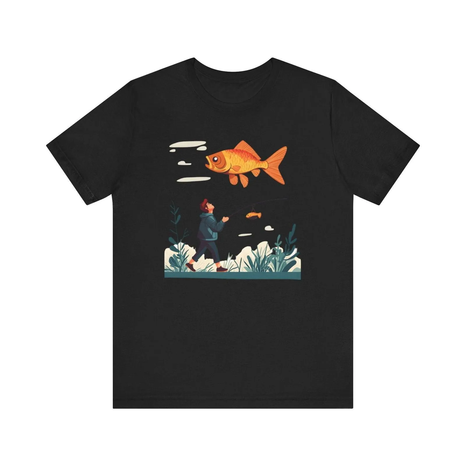 Fishing Dream Catcher T Shirt