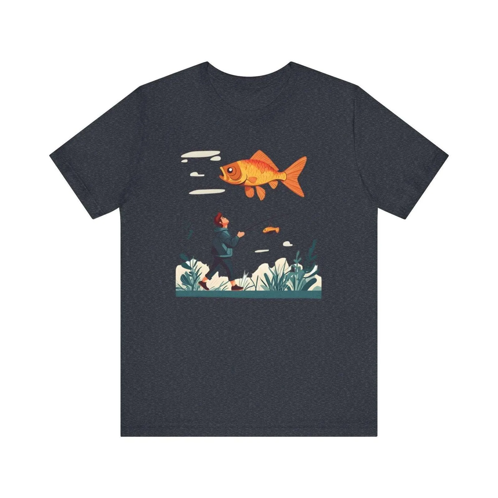 Fishing Dream Catcher T Shirt