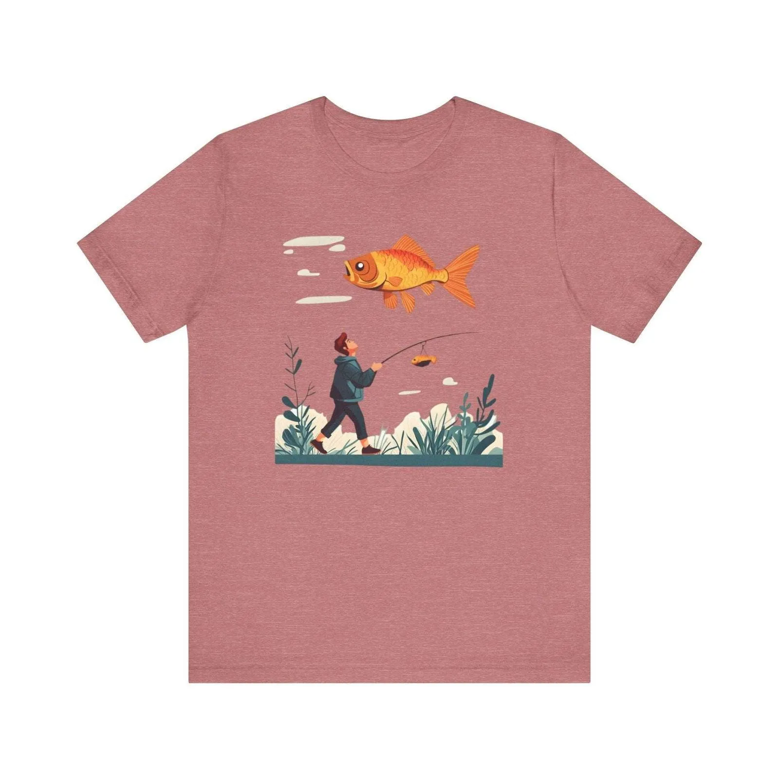 Fishing Dream Catcher T Shirt