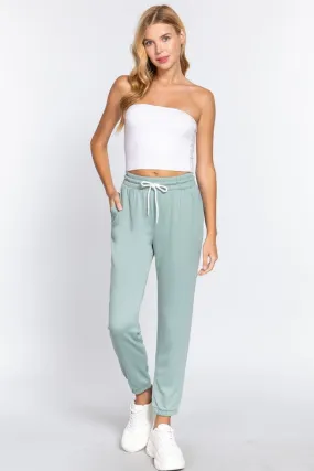French Terry Fleece Jogger Pants