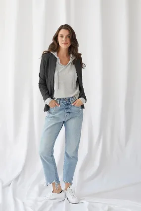French Terry Fleece One Button