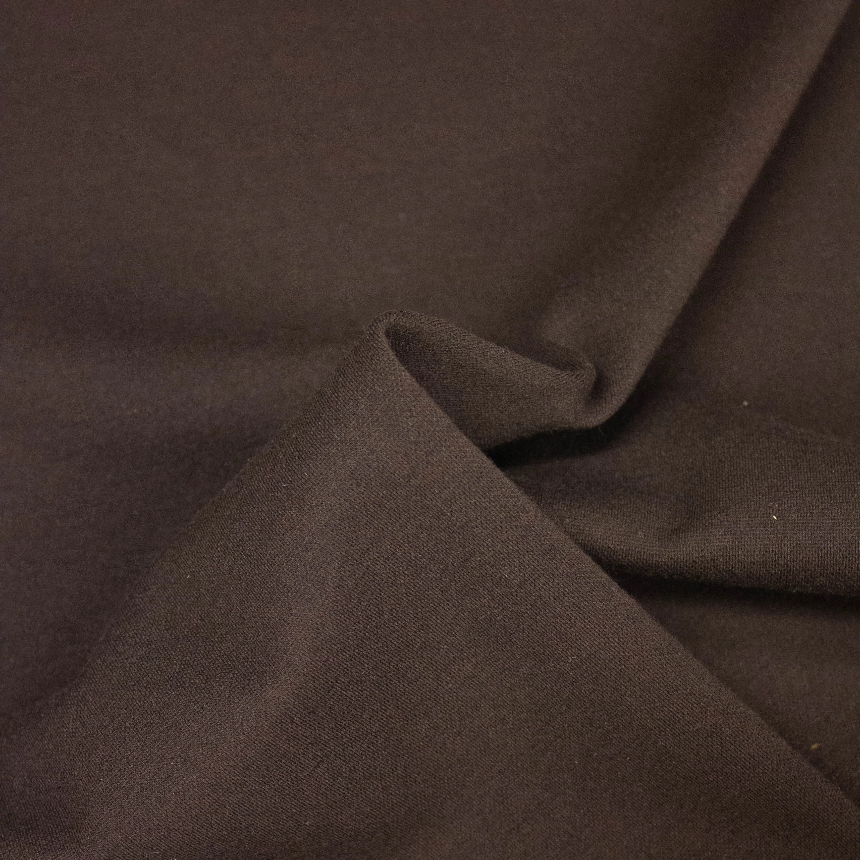 Gotte Brown Soft Polyester Blend Stretch