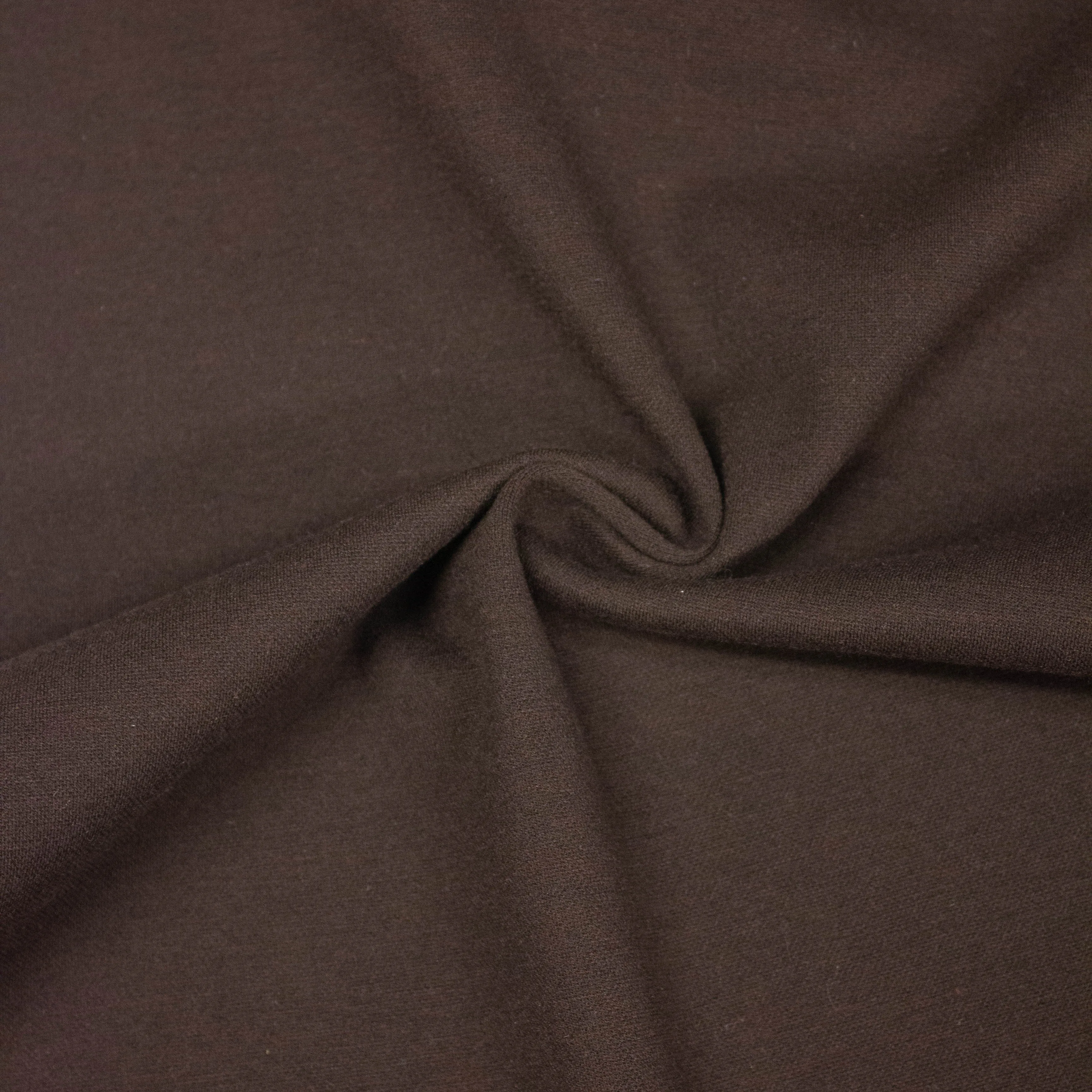 Gotte Brown Soft Polyester Blend Stretch