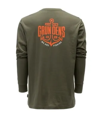 Grundens Logo Anchor LS Shirt