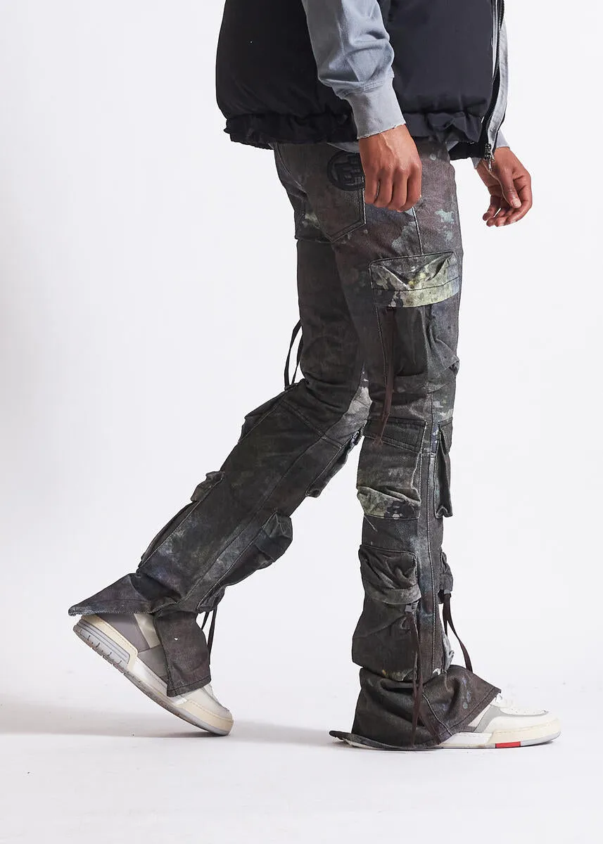 Hawk Cargo Pants - Dark Acid
