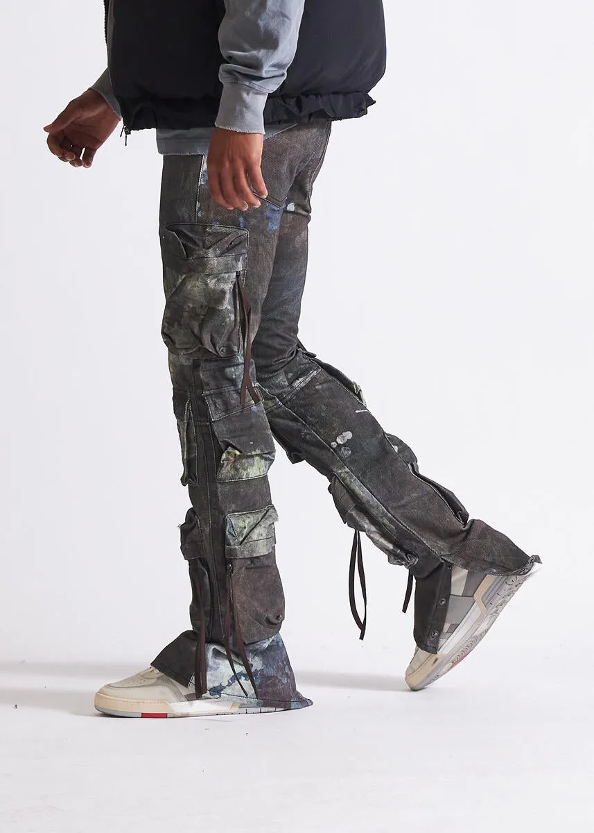 Hawk Cargo Pants - Dark Acid