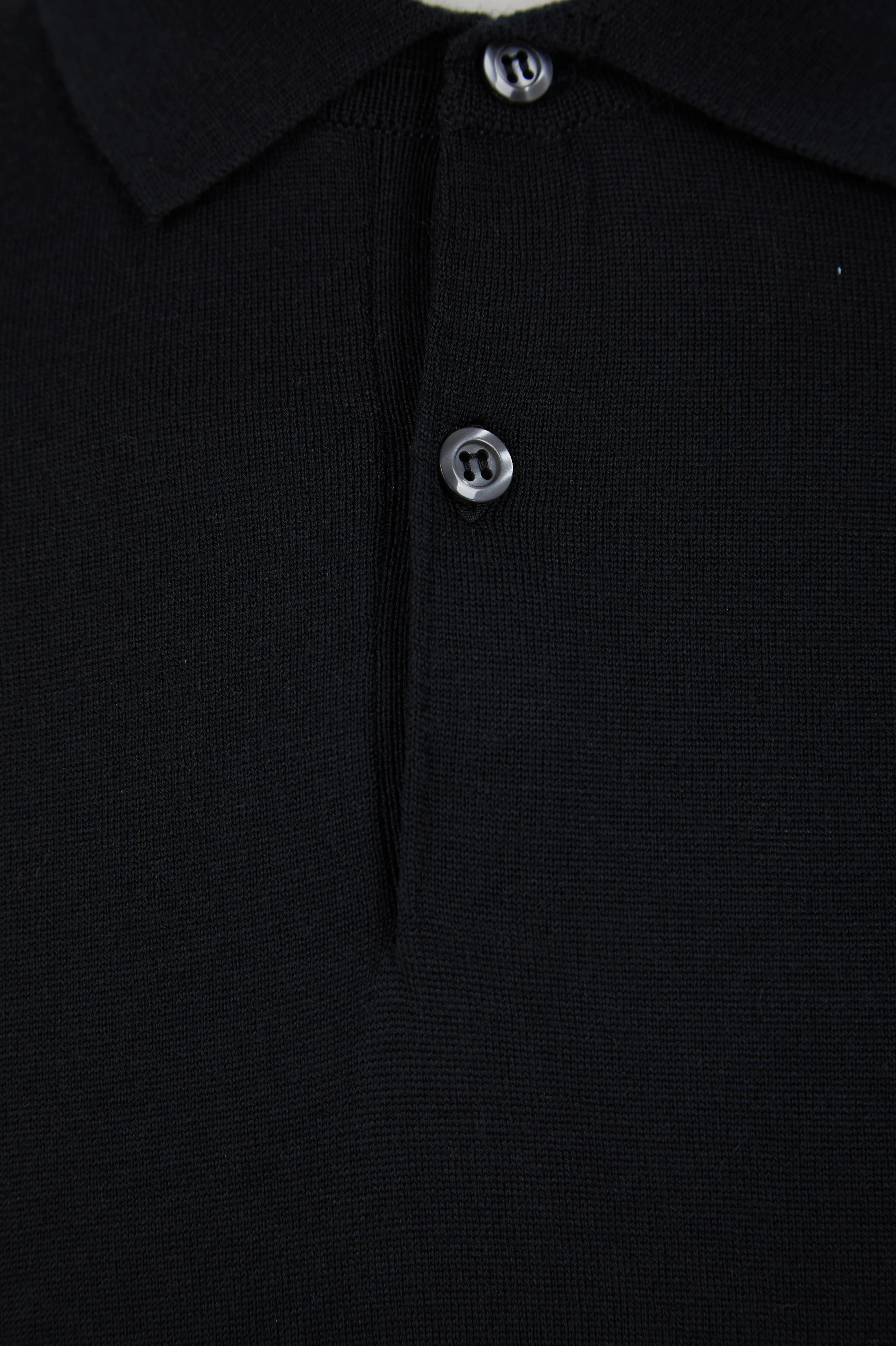 John Smedley Payton Polo Shirt Black