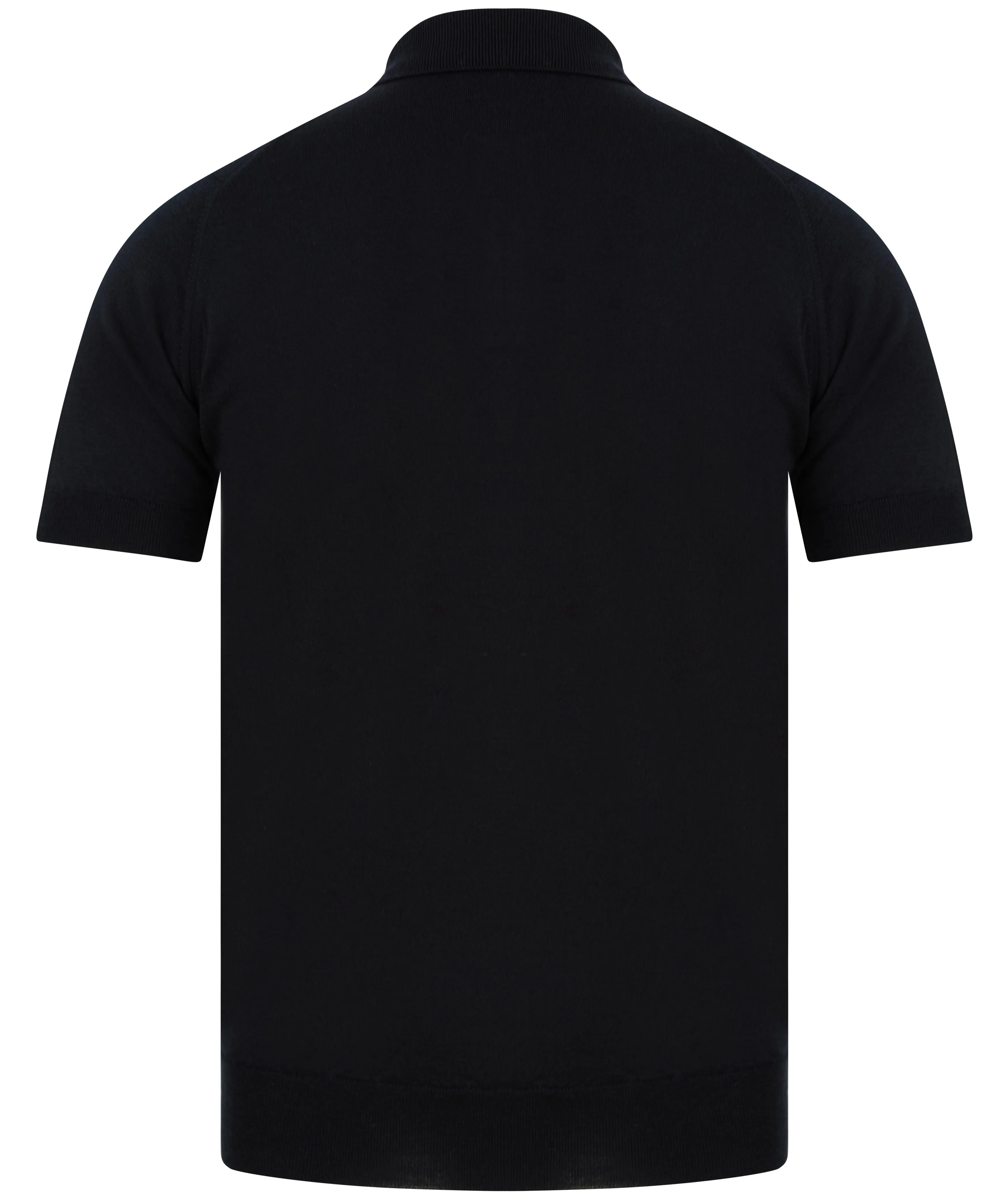 John Smedley Payton Polo Shirt Black