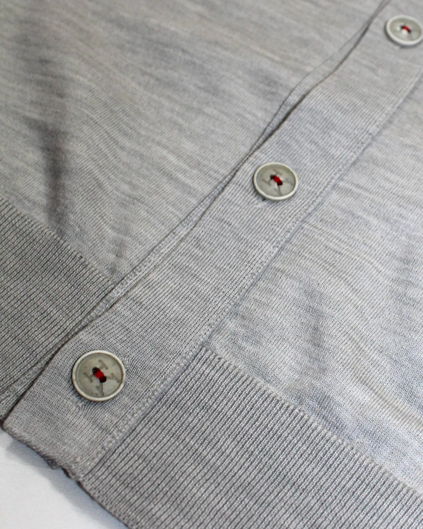 Kiton Sleeveless Cardigan Gray Button Front Wool 50 / M SALE