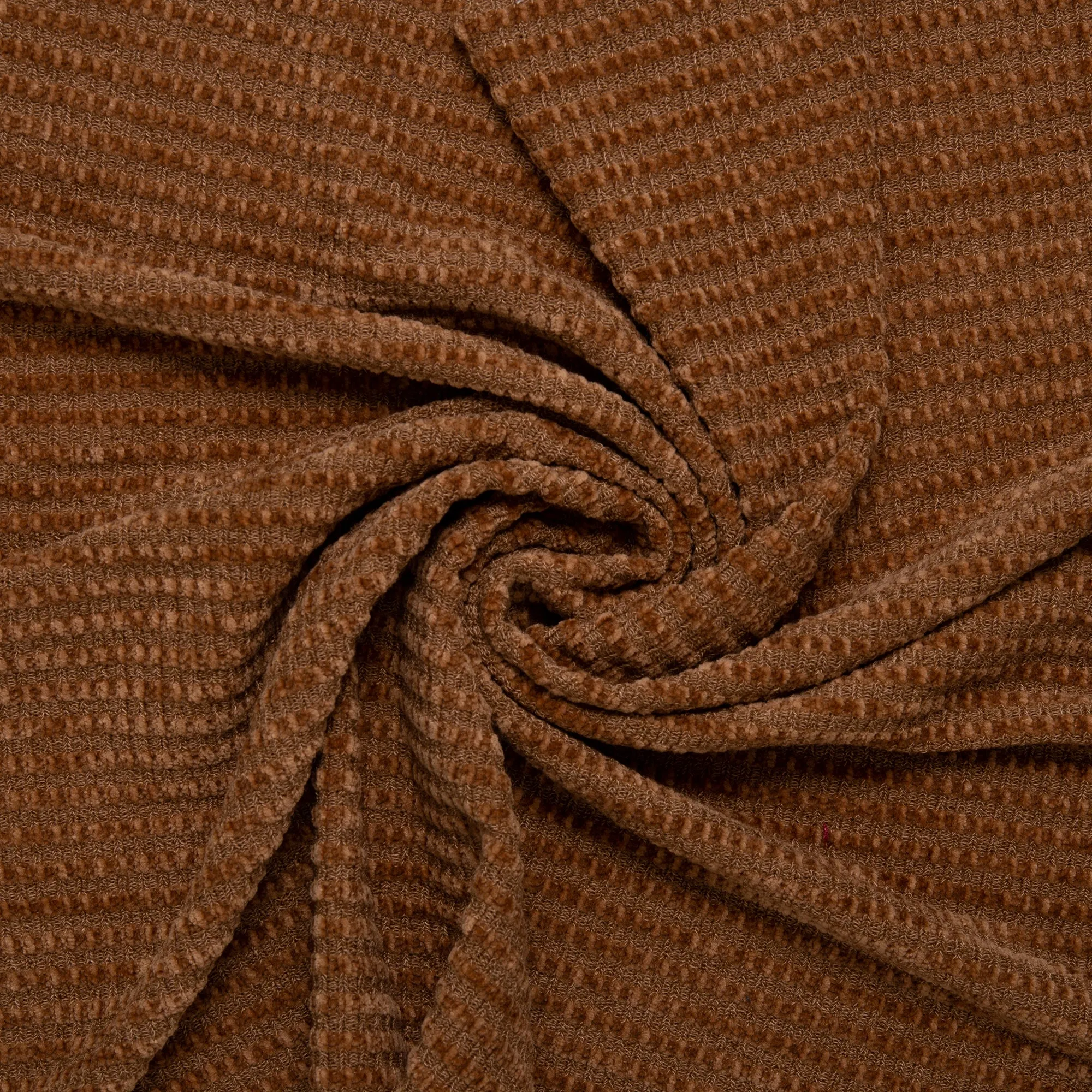 Knit - CHENILLE & BOUCLE - Solid - Brown