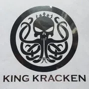 Kracken Chrome Skull Sticker