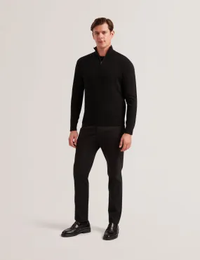 Limehas Ls Merino Core Half Zip Black