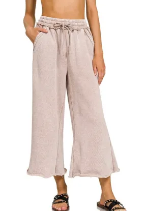 Marcy Acid Washed Cropped Pants