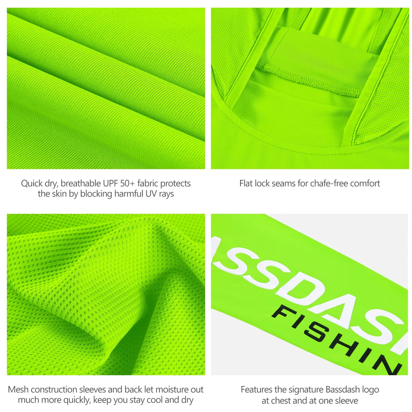 Men UPF 50  Long Sleeve Sun Hoody Shirts FS03M
