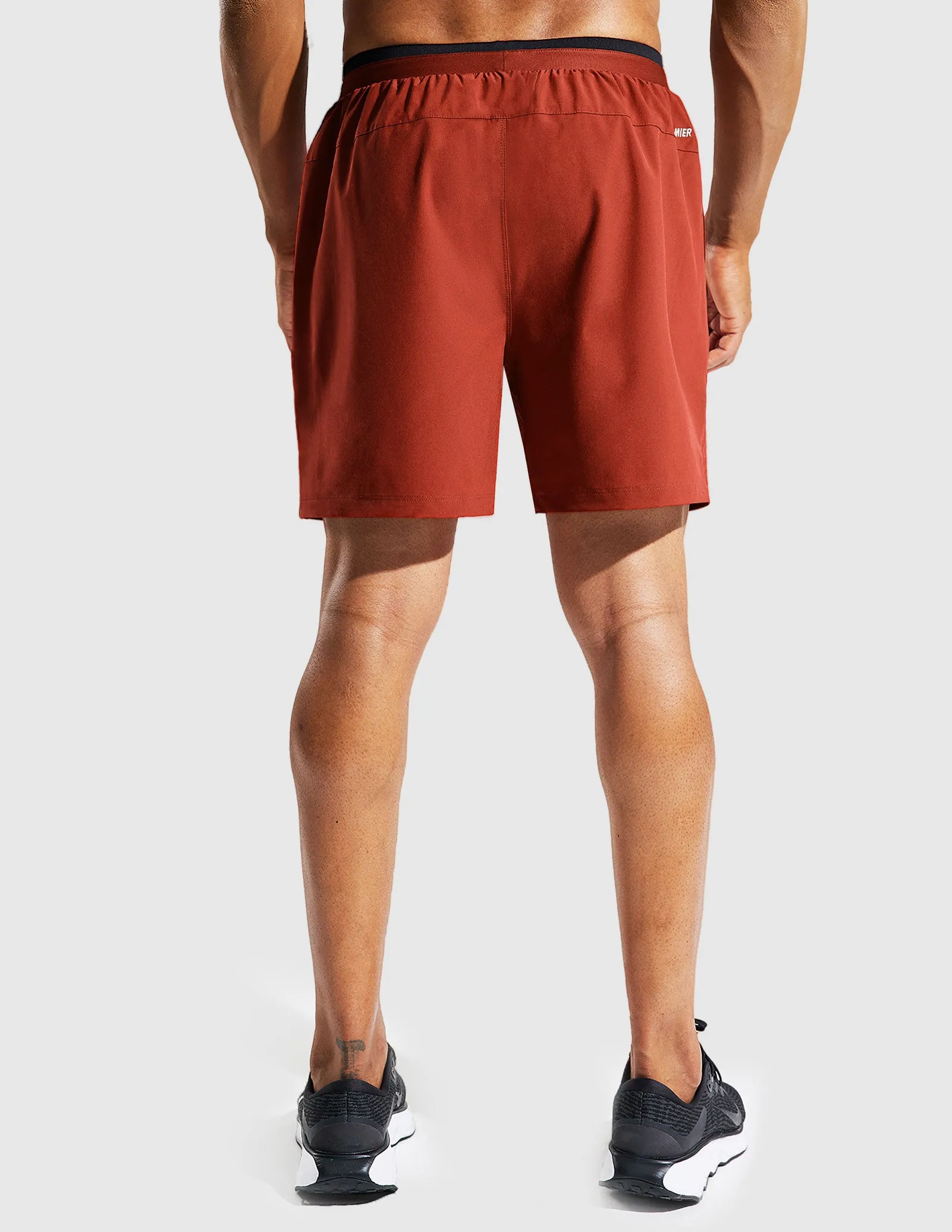 Men's 2 in 1 Running Shorts 5"