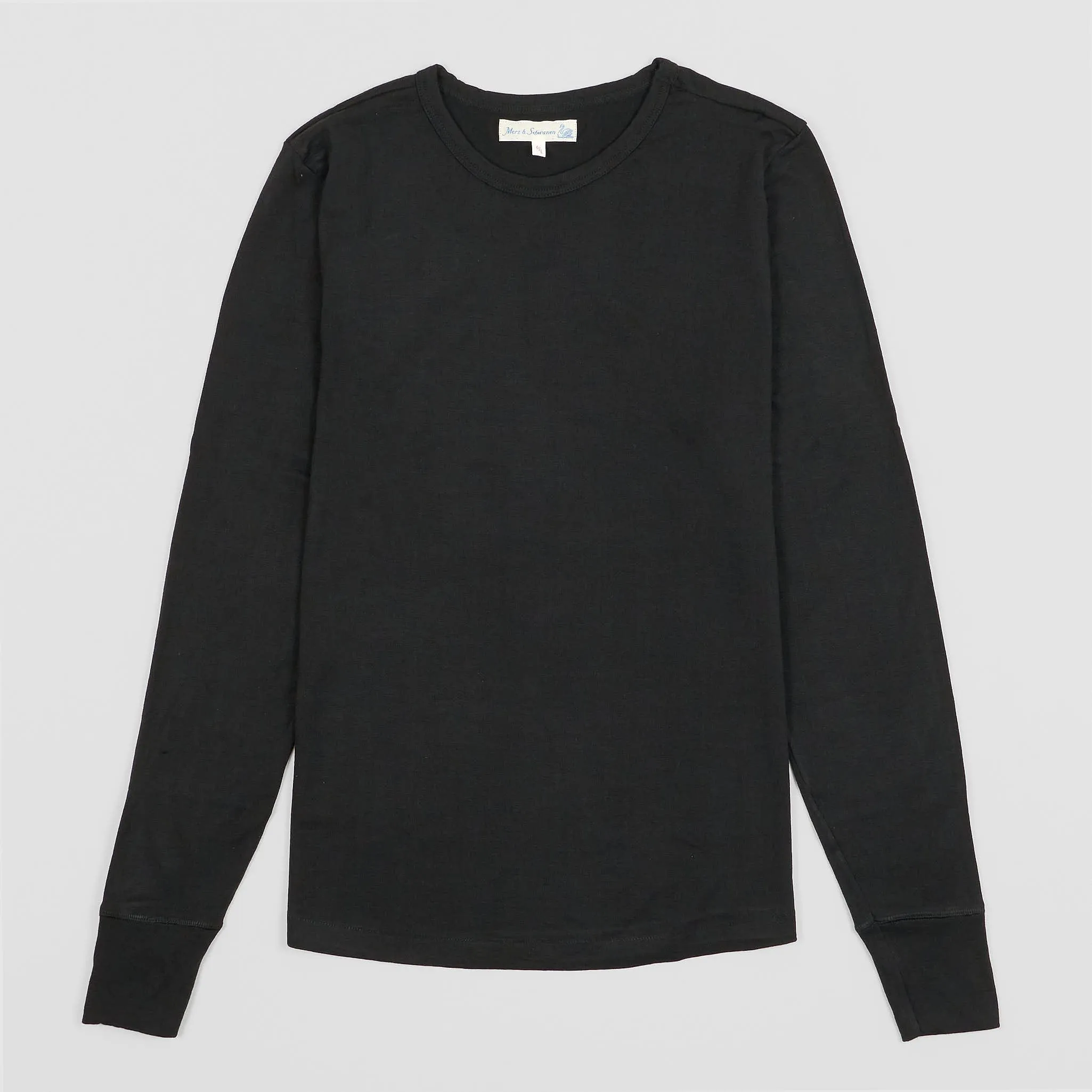 Merz b. Schwanen Merino Long Sleeves Crew Neck T-Shirt