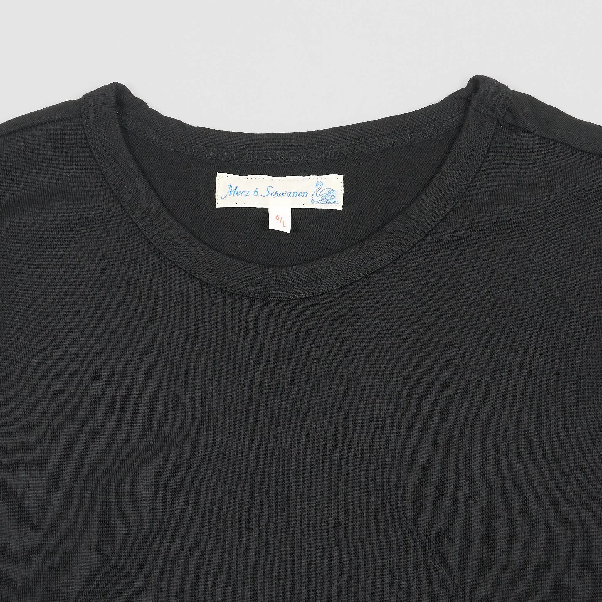 Merz b. Schwanen Merino Long Sleeves Crew Neck T-Shirt