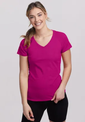 Mia V Neck - Berry Punch