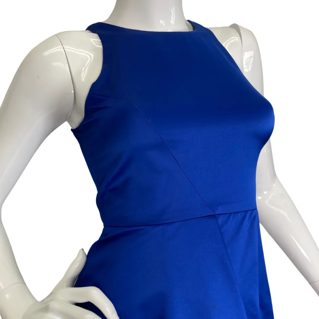 Milly Modern Royal Blue Silk-like Dress