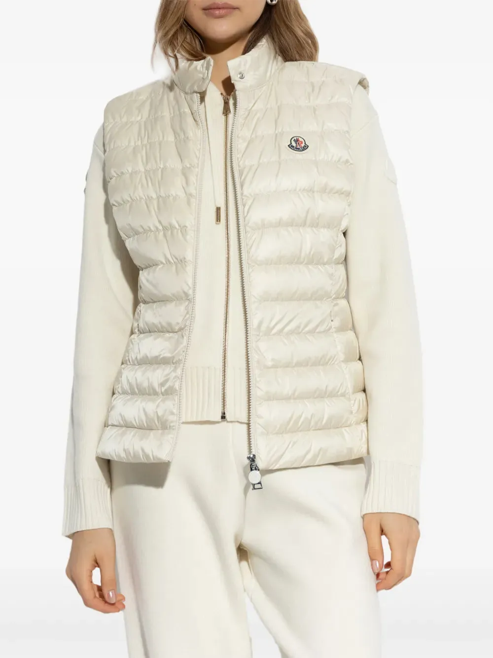 Moncler Igens Vest In Cream
