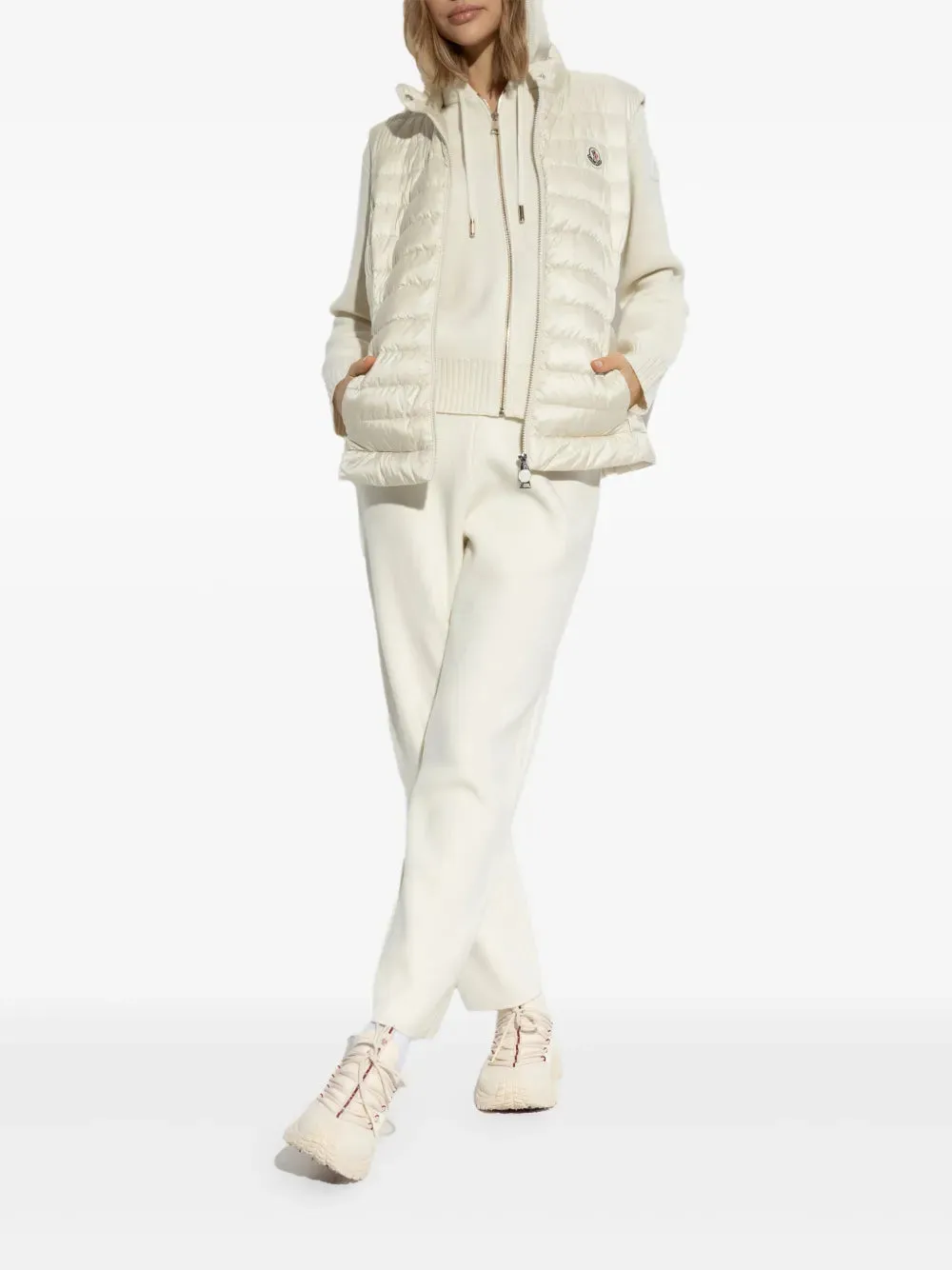 Moncler Igens Vest In Cream