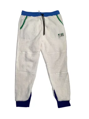MONCLER Mens Grenoble Fleece Sweatpants Pants Size Small White Blue